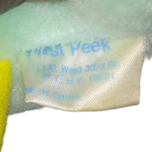 Vintage First Peek Green Frog Musical Lullaby Pull-String Hanging Crib Toy HTF - Picture 5 of 6